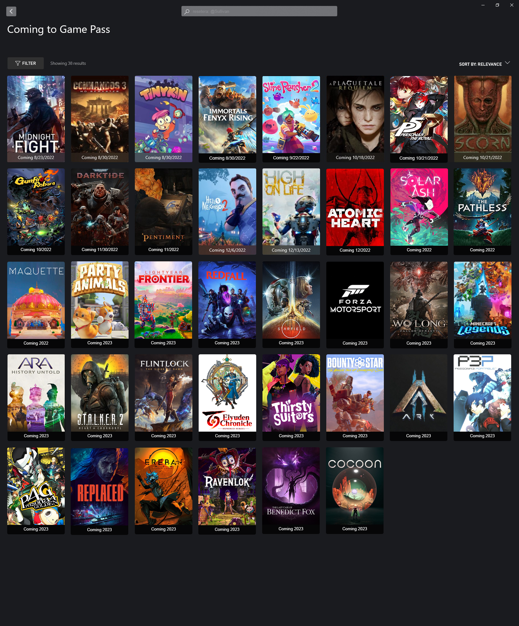 All upcoming Game Pass games on PC in 2023 and beyond