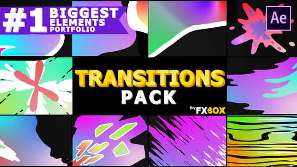 Gradient Transitions | After Effects - VideoHive 23784867