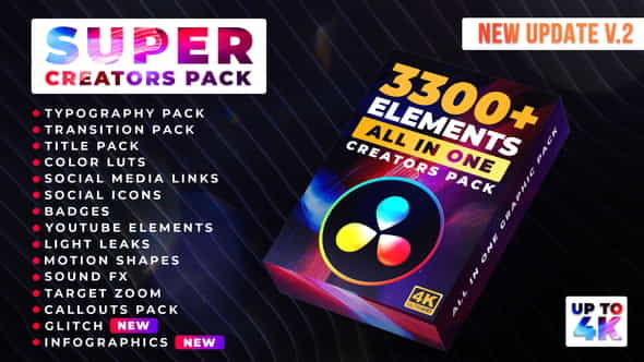 Super Creators Pack (3700+ Elements) - VideoHive 30929735