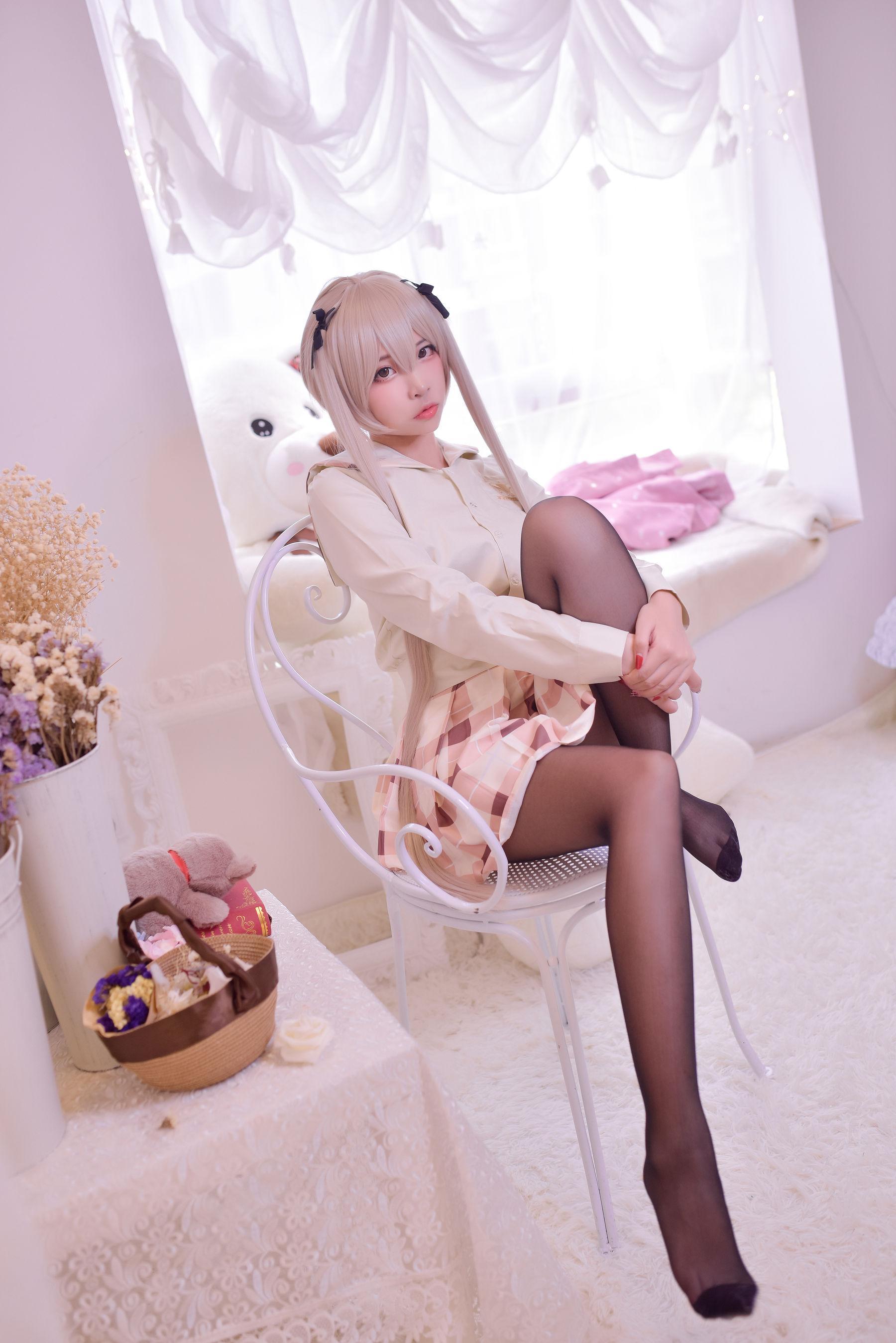 [Cosplay] 人气Coser二佐Nisa – 穹妹校服(16)