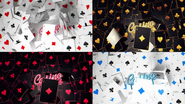 Playing Cards Logo - VideoHive 42680622