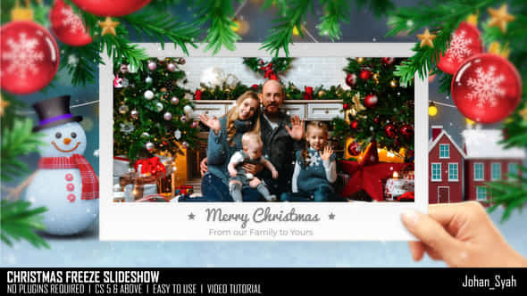 Christmas Freeze Slideshow - VideoHive 55451710