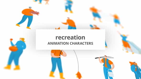 Recreation - Character Set - VideoHive 29102495