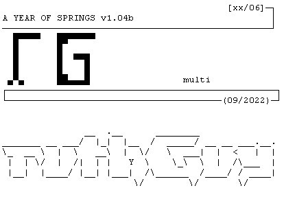 A YEAR OF SPRINGS v1 04b Linux rG