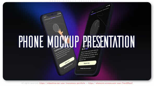 Phone Mockup Presentation - VideoHive 40061582