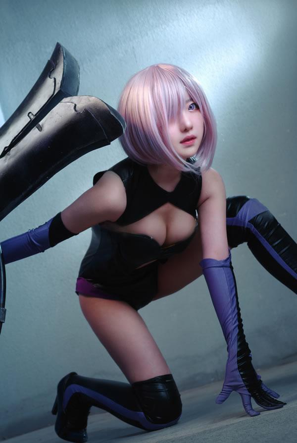 高颜值coser Shika小鹿鹿-玛修(24)