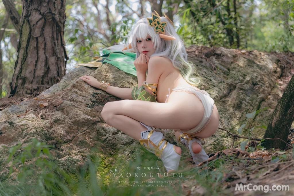 Coser@黏黏团子兔: 万年萝莉纳西妲&0.2s (65 photos )(59)