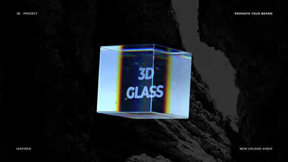 3D Glass Logo - VideoHive 52339899