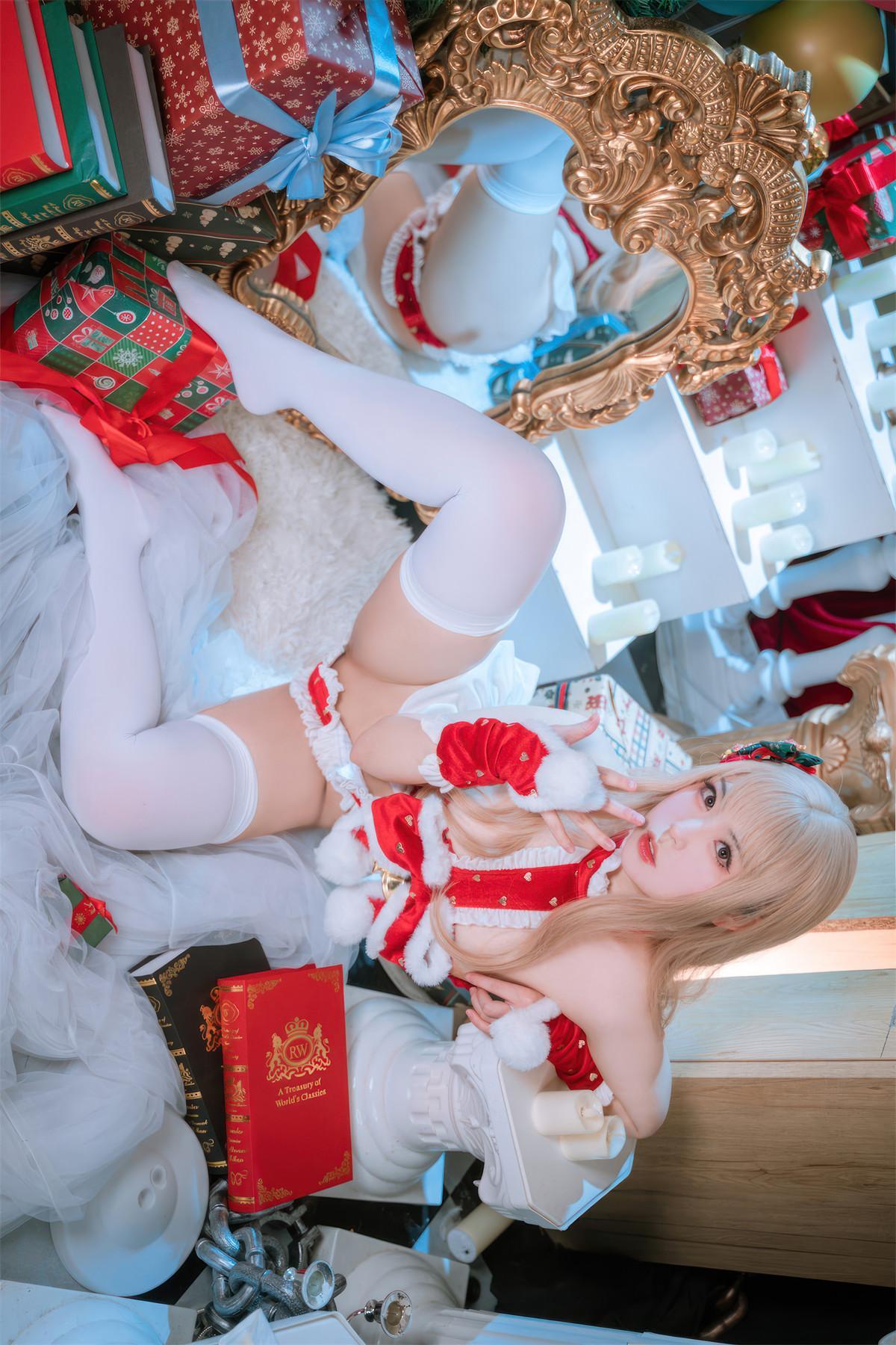 Cosplay 虎森森 圣诞精灵 Christmas(38)