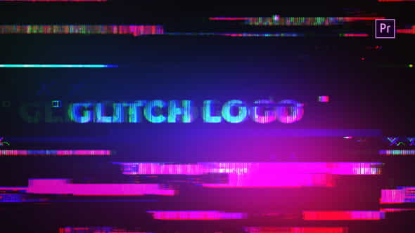 Glitch Logo Mogrt - VideoHive 22871341