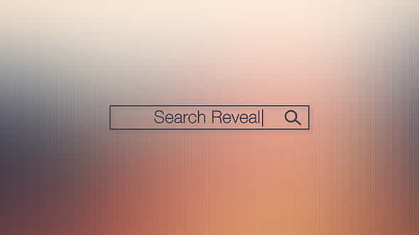 Search Bar Logo Reveal - VideoHive 15181202