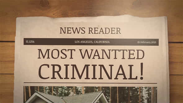Cinematic Newspaper - VideoHive 57365132