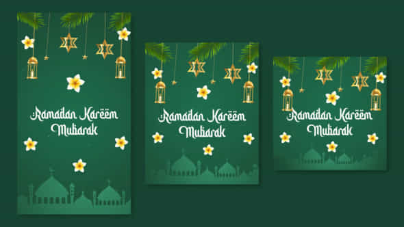 Ramadan Intro Instagram Mogrt - VideoHive 51010512
