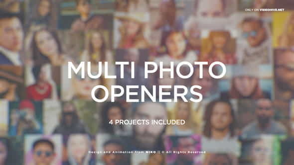 Multi Photo Logo Openers - VideoHive 22435684