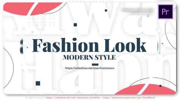 Fashion Look Promo - VideoHive 47162504