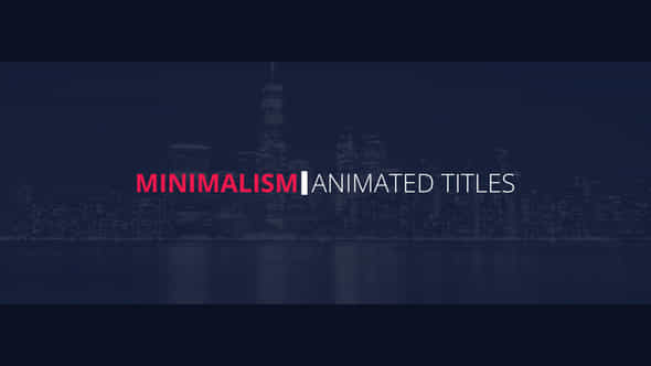 Minimal Titles - VideoHive 43757809