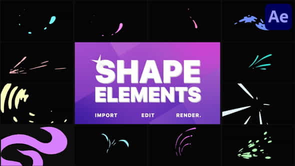 Shape Elements Pack | After - VideoHive 30921341