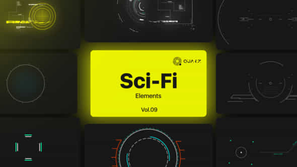 Sci-Fi UI Elements - VideoHive 46400702