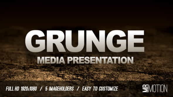Grunge Media Presentation - VideoHive 27996