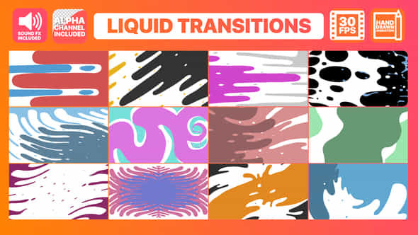 Liquid Motion Transitions - VideoHive 23122674