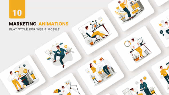 Business Maketing Animations - VideoHive 37660010