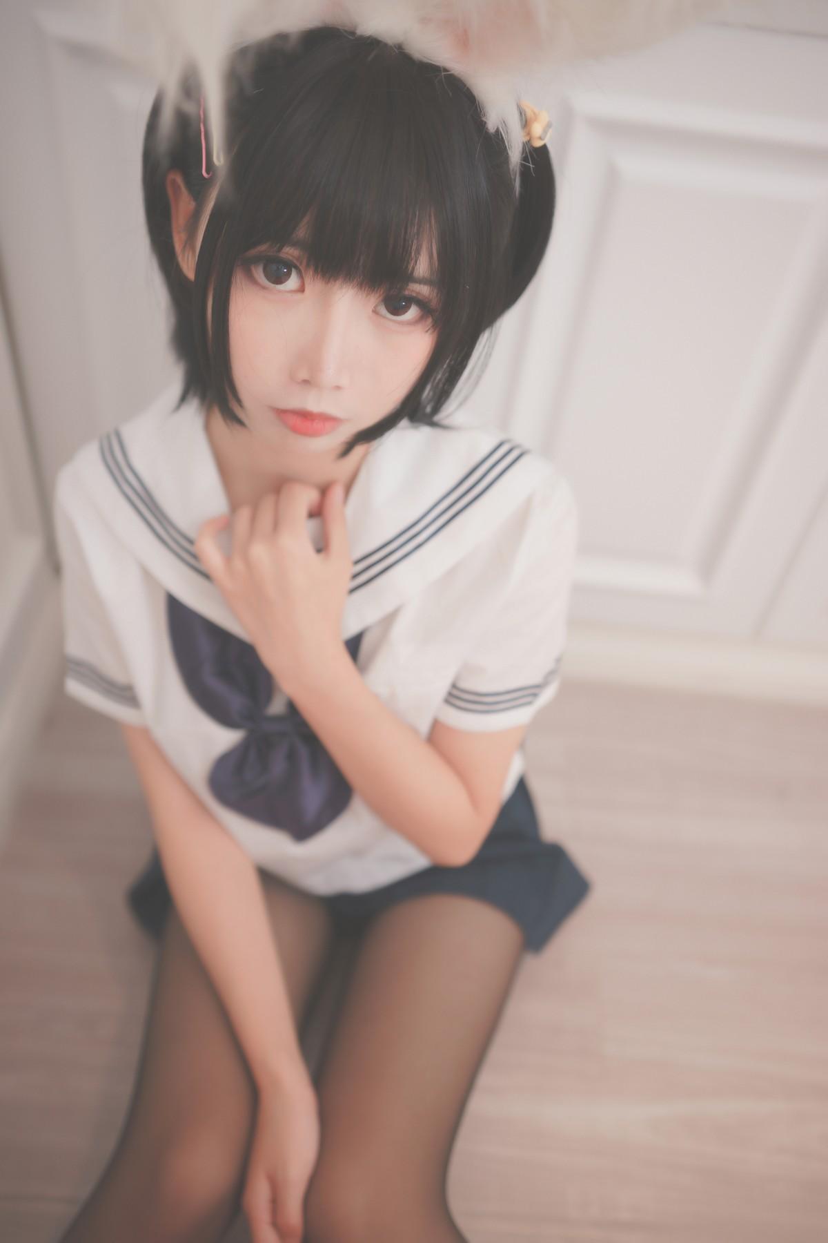 Cosplay 面饼仙儿 面饼兔耳jk(5)