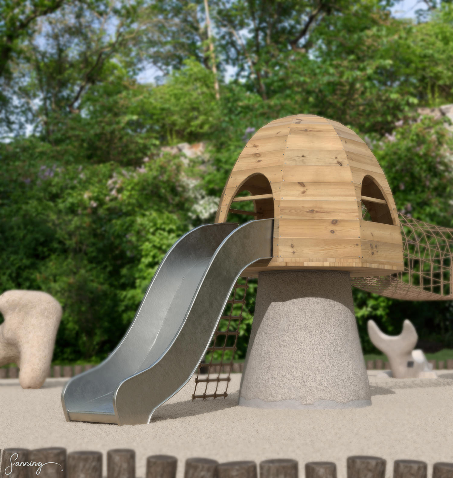 "Känner du till Pålsundsparken?" – 3D-modellen texturerad utifrån vision om materialitet