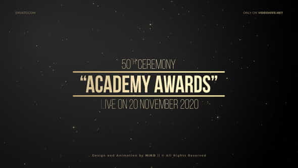 Awards Promo Opener - VideoHive 24866571