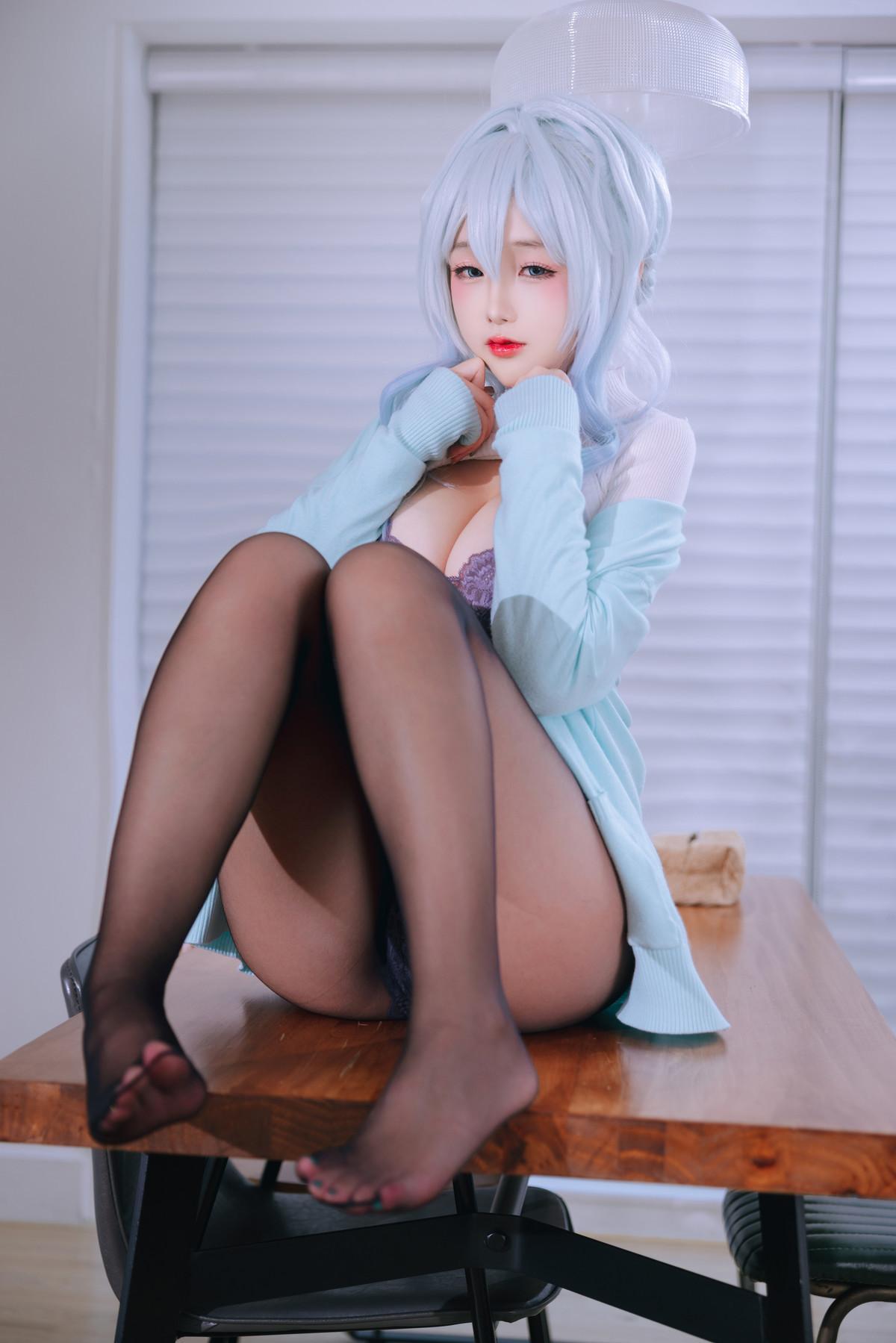 Cosplay Rinaijiao日奈娇 未亡人雪女 Set.02(6)