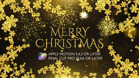 Golden Christmas Wishes - Apple - VideoHive 25049132