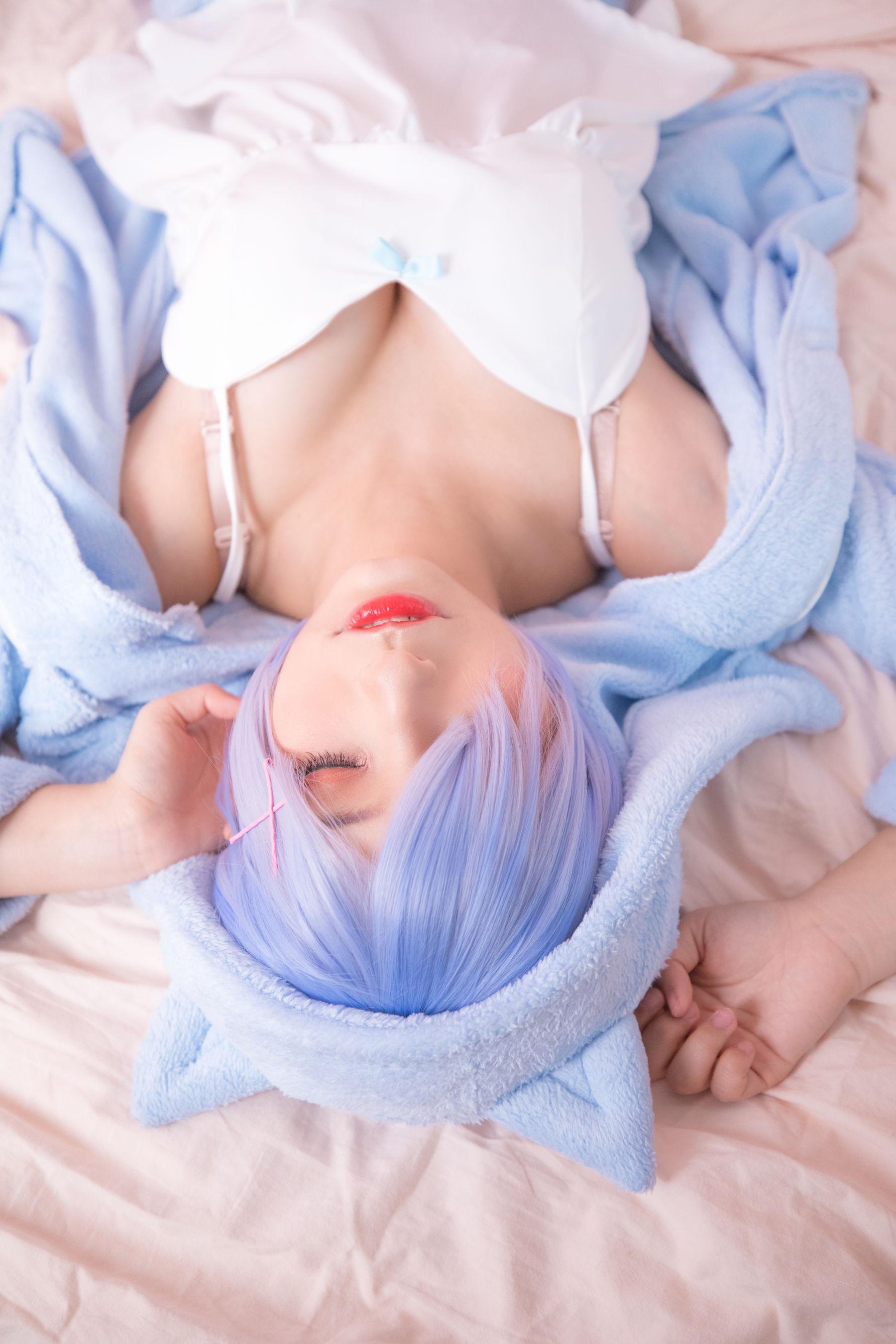 [网红Coser] 古川kagura 《蕾姆》 写真集(94)