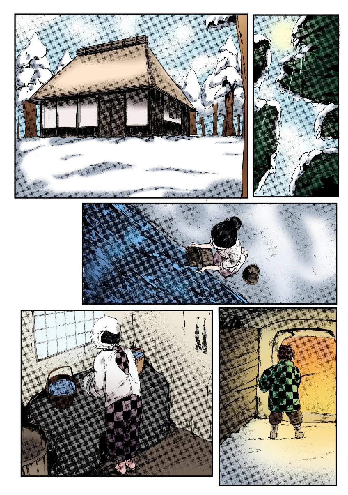 Mother and I Segunda parte (Kimetsu no Yaiba) (Colorizado) - 1