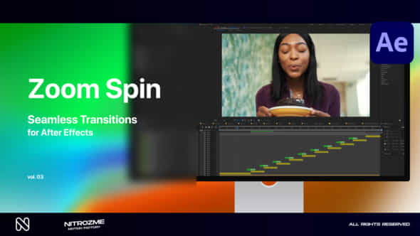 Zoom Spin Transitions Vol 03 - VideoHive 49968784