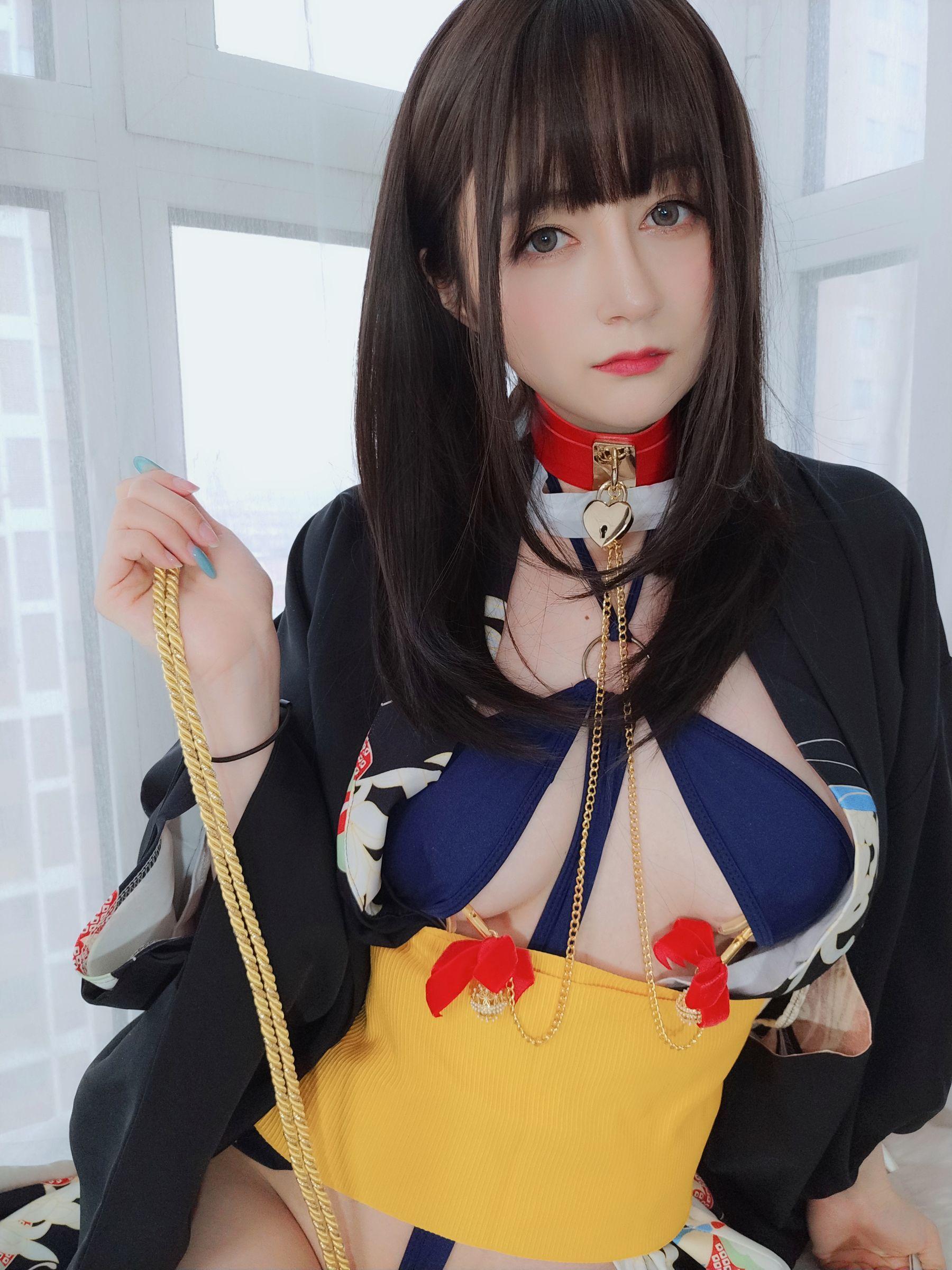 [网红COSER写真] 白银 – 和服下的秘密(30)