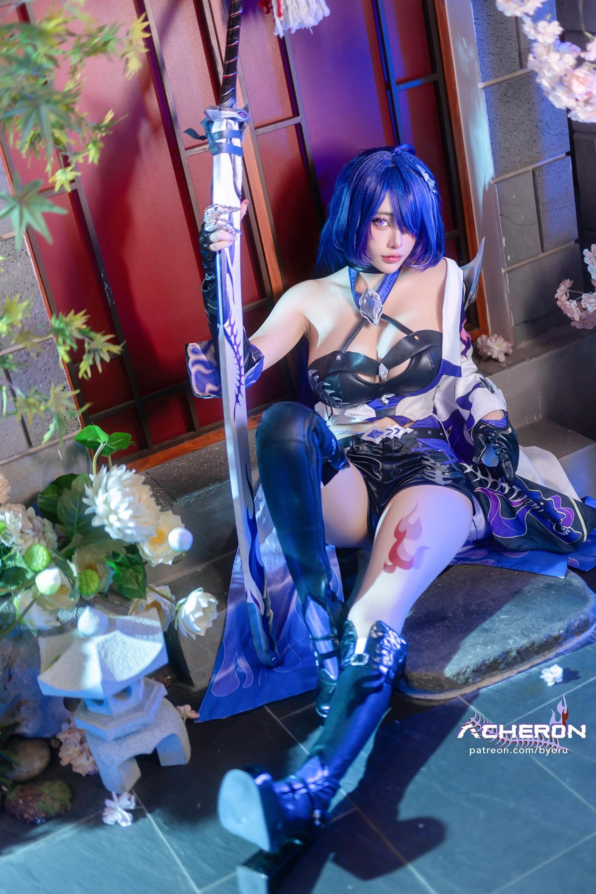 Cosplay 日本性感萝莉Byoru Acheron 黄泉（星铁）(4)