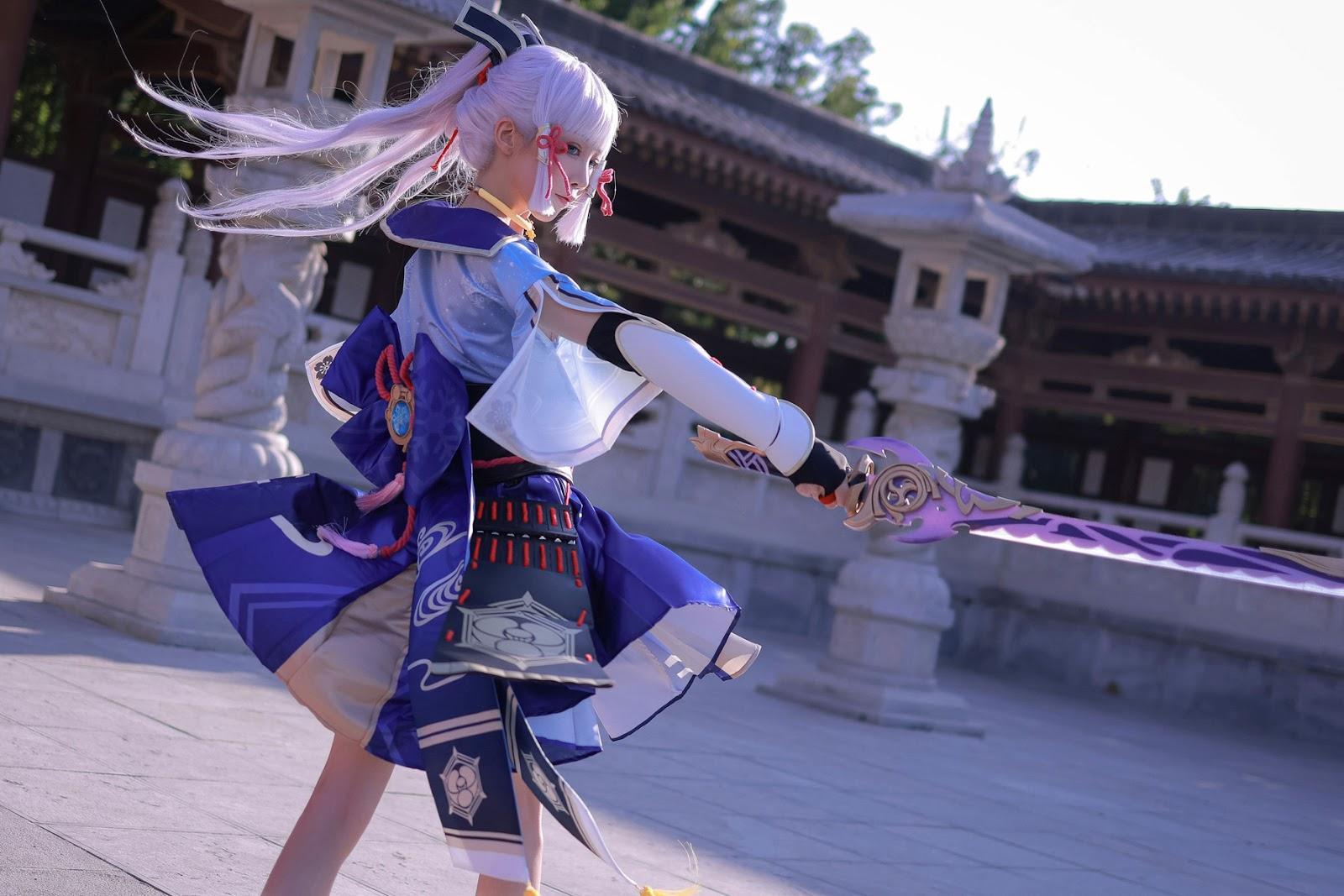 Cosplay 水淼Aqua 神里綾華 Kamisato Ayaka(1)