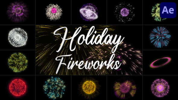 Holiday Fireworks for - VideoHive 42566477