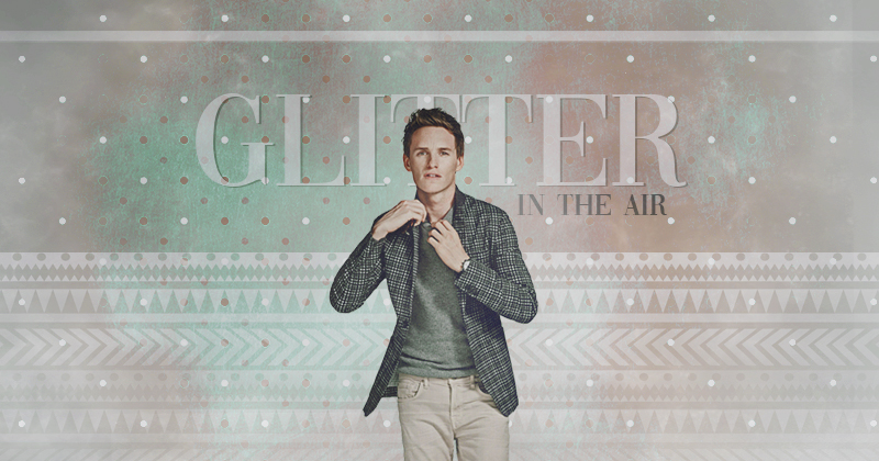 glitter in the air