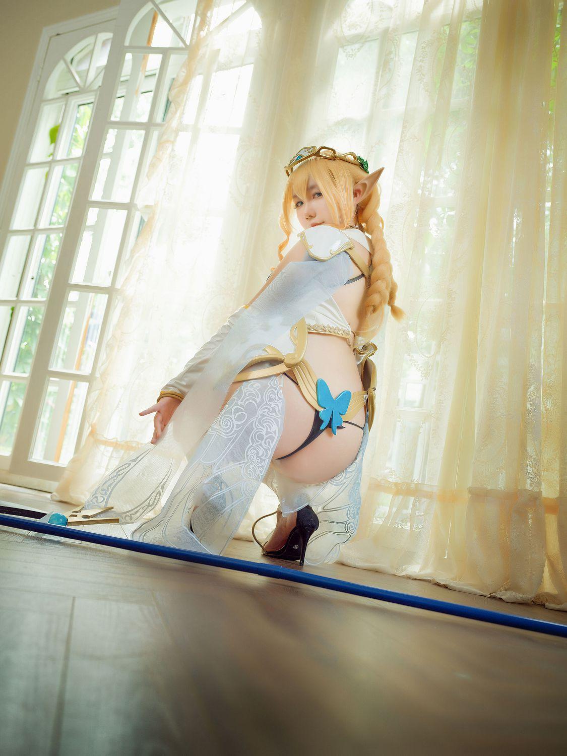 [福利女神cosplay] 麻花麻花酱 - 精灵村 妩媚套图(4)