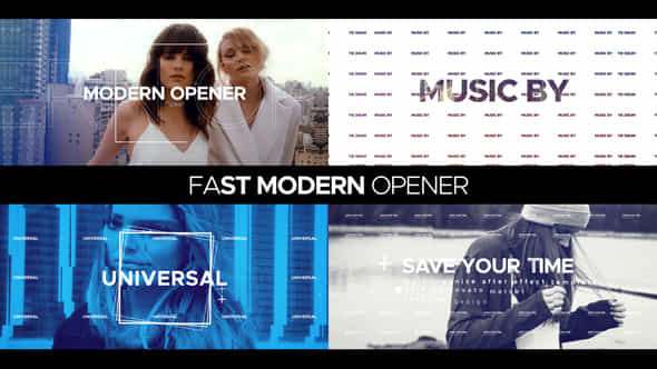 Fast Modern Opener - VideoHive 23185284