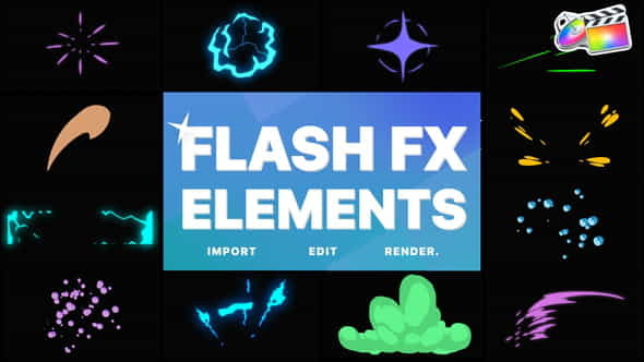 Flash FX Elements | FCPX - VideoHive 36048538