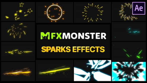 Sparks Effects | After Effects - VideoHive 27988010