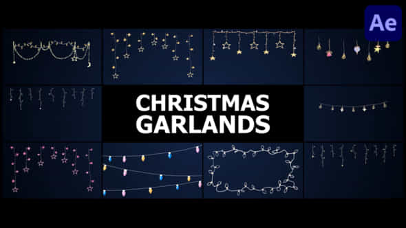 Christmas Garlands After Effects - VideoHive 48840231