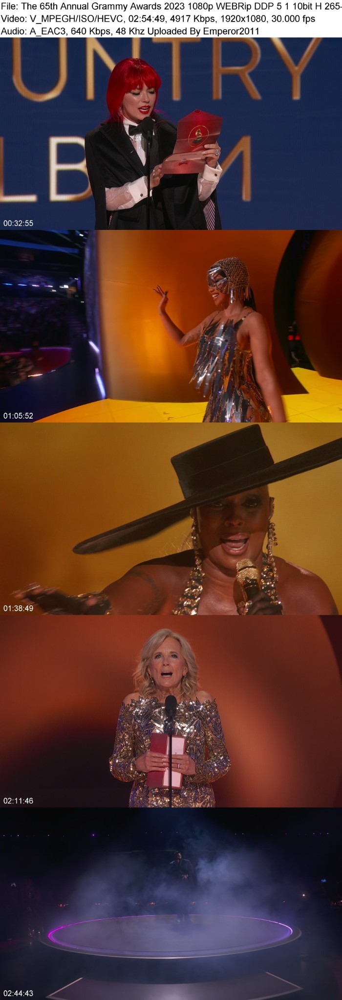 The 65th Annual Grammy Awards (2023) 1080p WEBRip DDP 5 1 10bit H 265-iVy X798ze4t_o