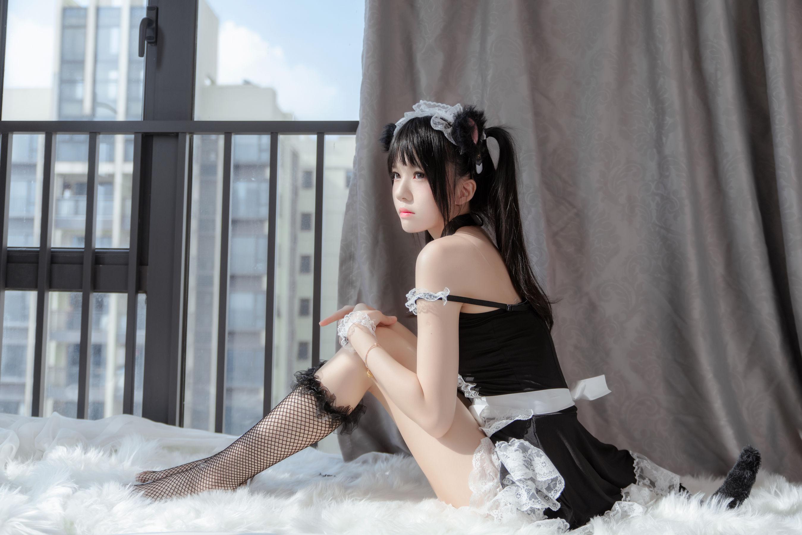 [美女Coser] 桜桃喵 《黑猫妹抖》 写真集(66)