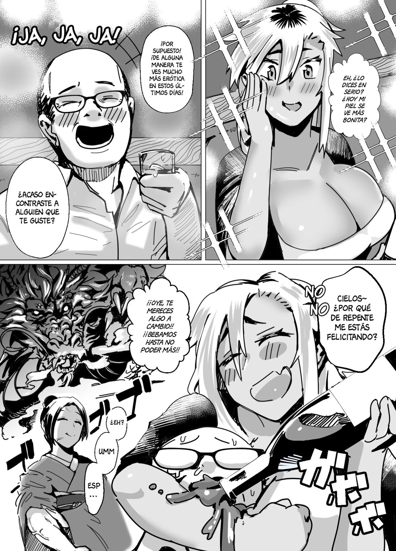 [strike back] Miwaku no Yanmama Ecchi na Kosodate Hisshouhou  La Increíble Mamá Gyaru y su Exitoso Método de Enseñanza Sexual [Spanish] [Pildora Roja Traducciones]