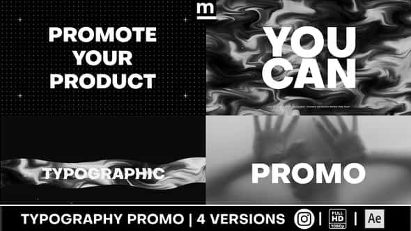 Typographic Show Promo - VideoHive 30333866