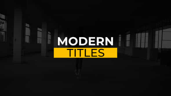 Modern Titles - VideoHive 47082696