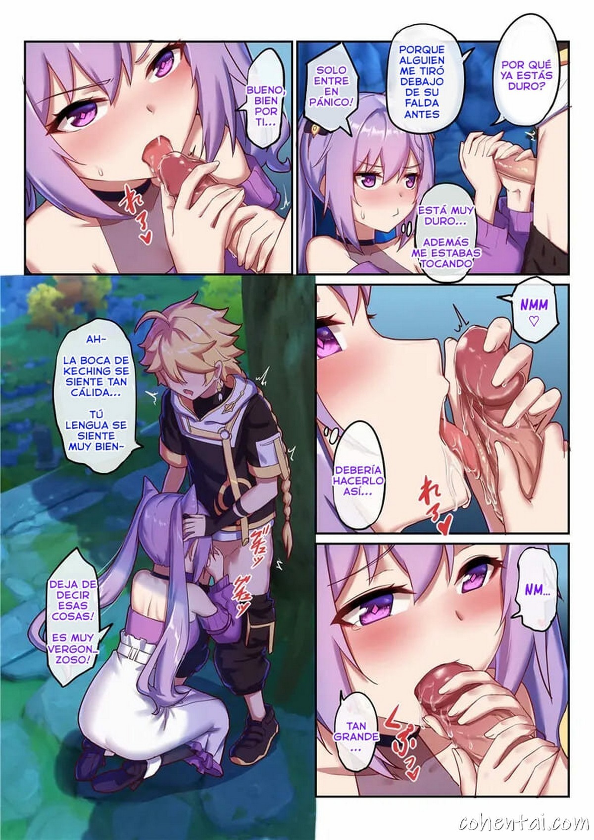 Keqing’s Date With The Traveler (Genshin Impact) xxx comics manga porno doujin hentai español sexo 