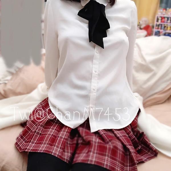 恶犬小姐姐11月份最新作品-日系学生针织制服(5)